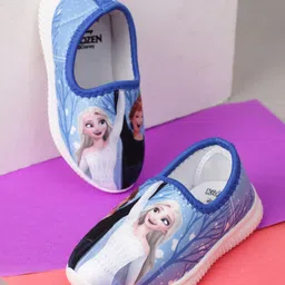 Kidsville Disney Princess Featuring Frozen Detailed Slip On Shoes - Blue-image-53