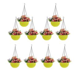 go hooked Rattan Hanging Planters Pot with Metal Hanging Chain-picture-47