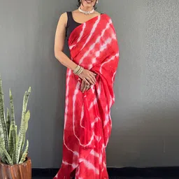 Mitera Tie and Dye Dyed Pure Georgette Saree-picture-41