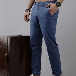 Roadster Men Slim Fit Chinos Trousers-picture-21