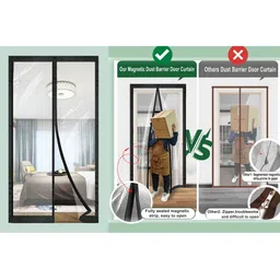 The Furnishing Tree Magnetic PVC AC Curtain - Thickness 0.20 mm image 4