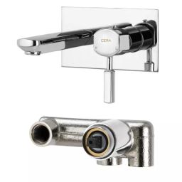 CERA Gayle Basin Mixer Exposed Part and Concealed Part, F1014474 + F4065101 (Set of 2 Pcs)-picture-25