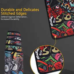 Alexvyan Red Cartoon Printed Gaming Anti-Slip Mousepad image 2