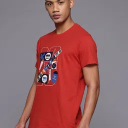 HRX by Hrithik Roshan Men Printed Lifestyle T-shirt image 3