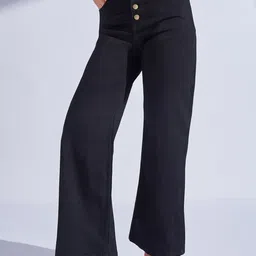 Miss Chase Women Wide Leg High-Rise Stretchable Jeans-picture-42
