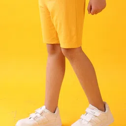 Anthrilo Solid Shorts - Mustard image 4