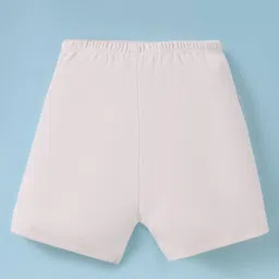 Ben Benny 100% Cotton Knit Half Sleeves Front Open Shorts Nightsuit with Rainbow Print - Pink image 4