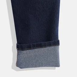 Allen Solly Junior Boys Slim Fit Mid-Rise Light Fade Stretchable Jeans image 4