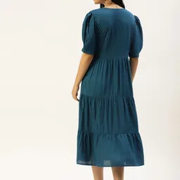 BRINNS Teal A-Line Midi Dress image 3