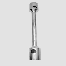 Tata Agrico 32x32 mm Alloy Steel Two Way Wheel Spanner, SPA016 image 2