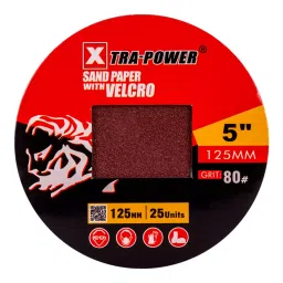 Xtra Power 7 Inch (180 mm) 100 Grit Sand Paper with Velcro image 3