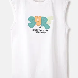 United Colors of Benetton Boys Typography Printed Pure Cotton T-shirt-picture-43