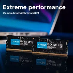 Crucial By Micron SODIMM RAM 8 GB DDR5 5600 MHz for Laptop & Desktop, CT8G56C46S5 image 2