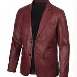 Naaztraders Men Lapel Collar Solid Lightweight Tailored Jacket image 4