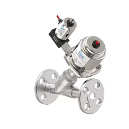 Uflow 2 Inch (50 mm) Flanged (NC) SS Pneumatically Controlled Y Type Valve with SS Actuator YCP-803V2-picture-43