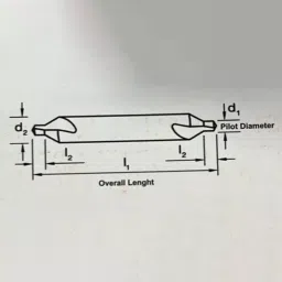 V3 Coarse Pitch Hand Tap High Speed Steel Straight Flute M5x0.8 Size image 2