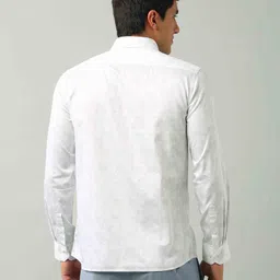 Arrow Men Slim Fit Spread Collar Textured Cotton Formal Shirt image 2