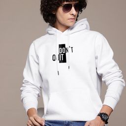 Mast & Harbour Men Printed Hooded Sweatshirt-picture-38