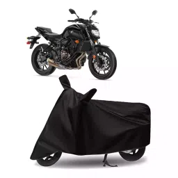 Auto Pearl Bike Cover for Yamaha MT 07 (Black)-picture-33