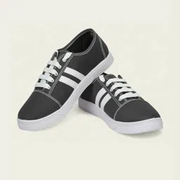 Free Kicks Men Grey Mesh Marking Running Sports Shoes image 4