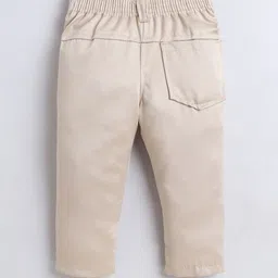 Sangria Boys Leaf Motifs Embroidered Shawl Collar 3-Pcs Suit With Bow image 4