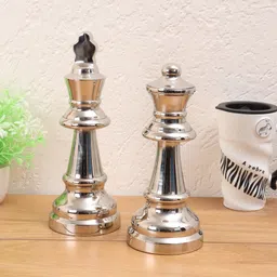 De Maison Decor Decorative Chess king queen nickel large-picture-14