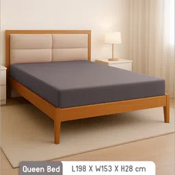 Babyhug 100% Cotton Waterproof Fitted Mattress Protector Cover - Grey-picture-18