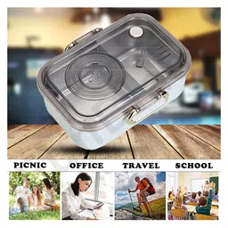 FunBlast Insulated Lunch Box - White image 2
