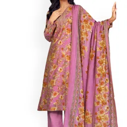 DRAVINAM Trends Embroidered Unstitched Dress Material-picture-21