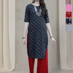 7Threads Selection Of 6 Printed Straight Kurtas-picture-26