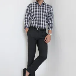 Maharaja Men Slim Fit Checked Casual Shirt image 3