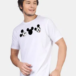 Greylongg Men Typography Printed Applique T-shirt image 3