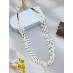 GRIIHAM Multi-color Real Crystal Mala Necklaces (Pack of 3) image 3