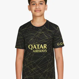 dostitch Boys Neymar 10 Football Jersey Printed Round Neck T-Shirt-picture-30