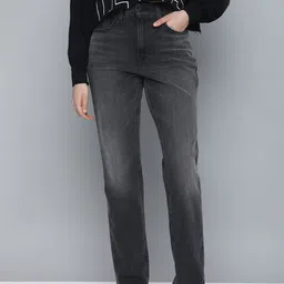 Levis Women Straight Fit High Rise Light Fade Stretchable Jeans-image-9