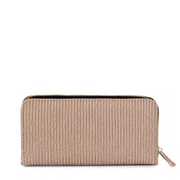 D' Amour Striped Leather Clutch image 3
