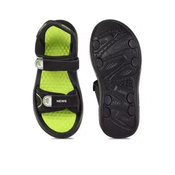 PENNEN Boys Green Synthetic Slip-On Comfort Sandals image 3