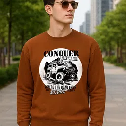 R.Code by The Roadster Life Co. Men Printed Round Neck Long Sleeves Sweatshirt-picture-40