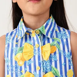 One Friday Print Cotton Top image 2