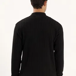 Kveto style redefined Men Pullover with Zip Detail image 2