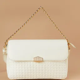 Ginger by Lifestyle PU Shopper Sling Bag with Cut Work-picture-40