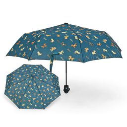 fab n funky Free-size Umbrella With Dog Print - Olive Green-picture-11