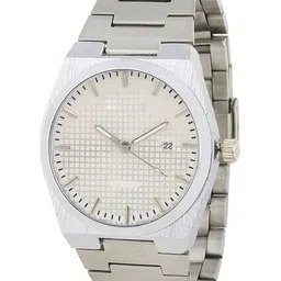 FROZIL Men Stainless Steel Bracelet Style Straps Analogue Watch M11-Silver-picture-12
