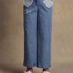 One Friday Girls Comfort Flared Jeans image 1