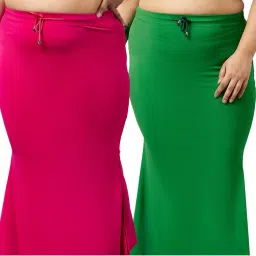Secrets By ZeroKaata Women Plus Size Seamless Mermaid Fit Saree Petticoat (Pack of 2)-picture-15