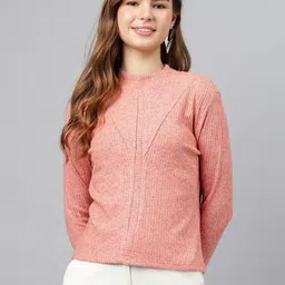 Latin Quarters Women Self Design Round Neck Top-picture-13