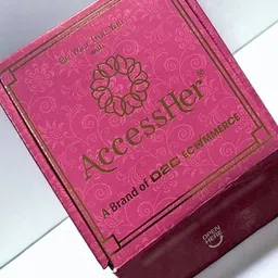 AccessHer Set Of 2 Oval Pattern Kada Bangles image 4