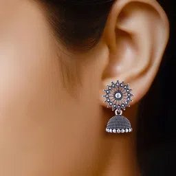 Sangria Alloy Silver-Plated Earrings image 4