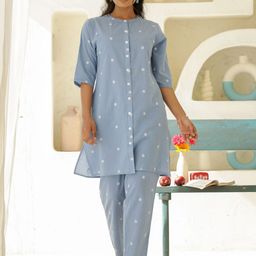 Clt.s Women Polka Dots Printed Night suit-picture-9