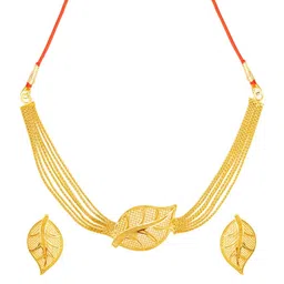 Upala Gold-Plated Choker Jewellery Set image 1